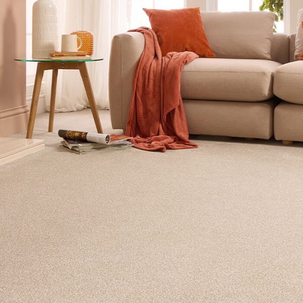 Rustique Ultra Fleece Stainfree Rustique Ultra carpet by Abingdon, durable for busy homes, available at Carpet Outlet.