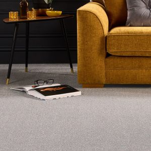 Rustique Twist carpet by Abingdon, stainfree for busy homes, available at Carpet Outlet.